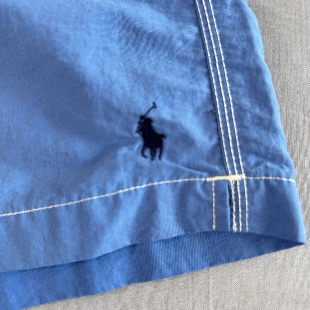 POLO RALPH LAUREN Board Short XXL Blue cargo Swim pocket vtg‎ 90s y2k pony